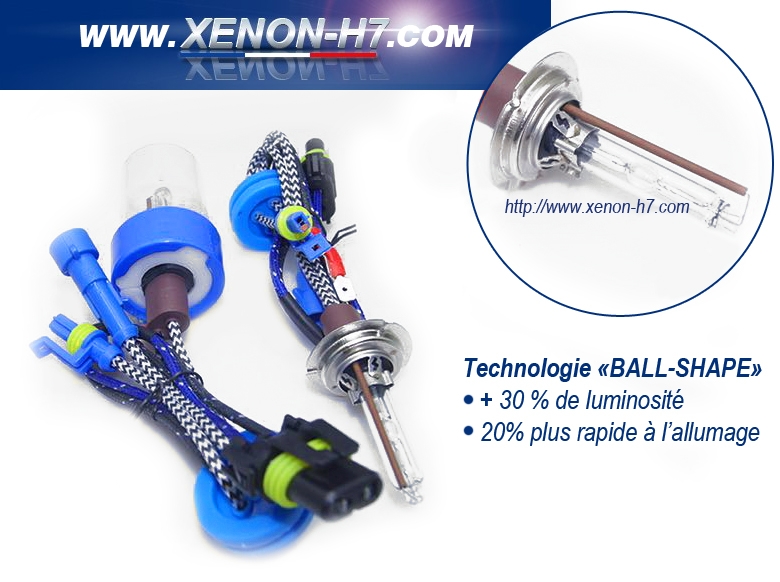 Ampoules xenon haut de gamme metal H7 55W Next-Tech®