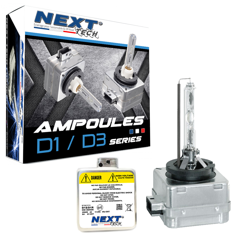 Ampoule xenon H1 55W Next-Tech® de rechange - Vendues par paire