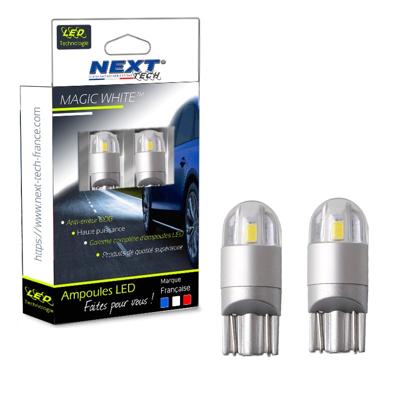 LncBoc Ampoule w5w LED T10 LED de Voiture Lampe Haut illuminum W5W 5050 LED  Ampoule 194 168 Feux de positionnement latéraux Plaque d'immatriculation